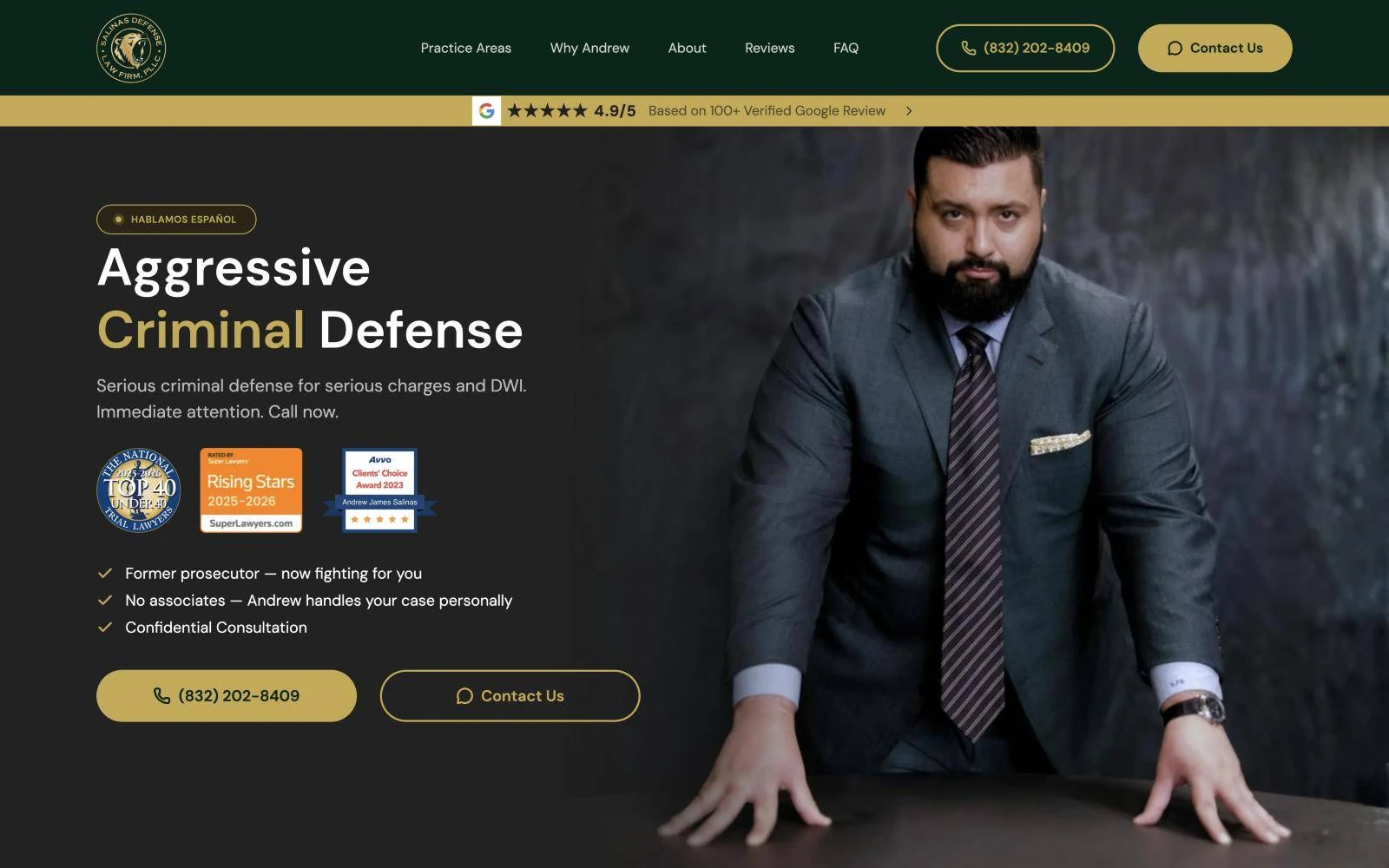 Salinas Defense website